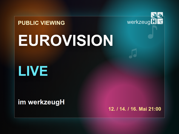 Website-Bild für das Eurovision Public Viewing im werkzeugH im Format 4:3 Foto: Generated by OpenClaw